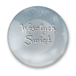 Lusterko świąteczne Wesołych Świąt