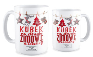 Kubek Świąteczny z Logo Twojej Firmy Na długie zimowe wieczory