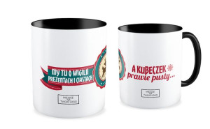 Kubek Świąteczny z Logo Twojej Firmy A kubeczek prawie pusty