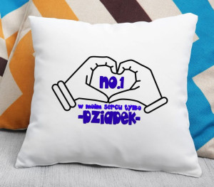 Poduszka dla Dziadka W moim sercu tylko Dziadek