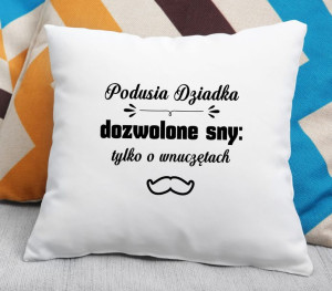 Poduszka dla Dziadka Dozwolone sny tylko o wnuczętach