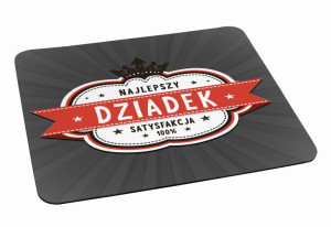 Podkładka pod myszkę dla Najlepszego Dziadka Satysfakcja 100%