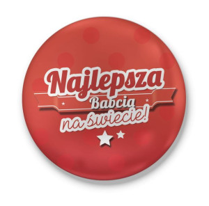 Lusterko okrągłe dla Najlepszej Babci na świecie