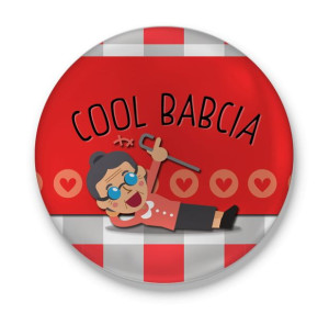 Lusterko okrągłe dla Cool Babci
