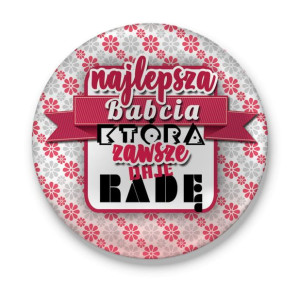 Lusterko okrągłe dla Babci która zawsze daje radę