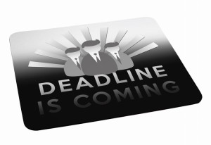 Podkładka pod myszkę Deadline is coming