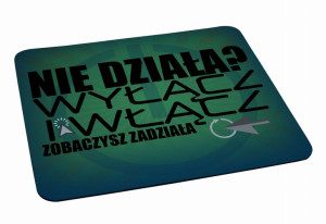 Podkładka pod myszkę Wyłącz i włącz
