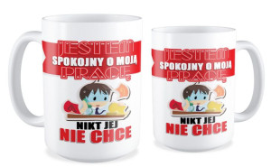 Kubek dla pracownika Jestem spokojny o moją pracę
