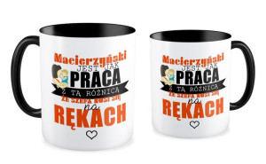 Kubek dla pracownika Macierzyński jest jak praca