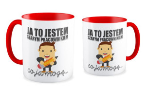 Kubek dla pracownika Jestem szarym pracownikiem