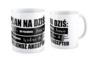 Kubek dla pracownika Plan na dziś