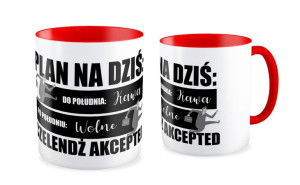 Kubek dla pracownika Plan na dziś