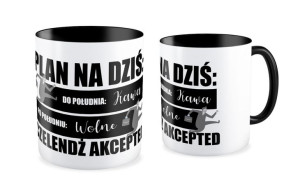Kubek dla pracownika Plan na dziś