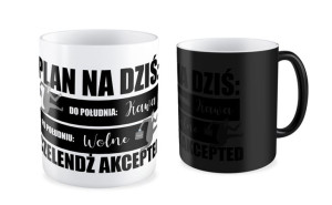 Kubek dla pracownika Plan na dziś