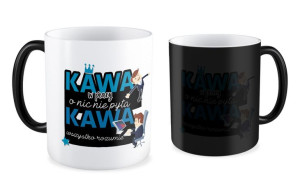 Kubek dla pracownika Kawa w pracy o nic nie pyta