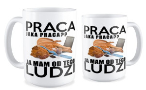 Kubek dla pracownika Mam od tego ludzi