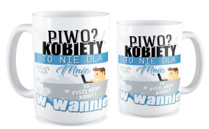 Kubek dla informatyka Piszę kody nawet w wannie