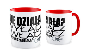 Kubek dla informatyka Wyłącz i włącz