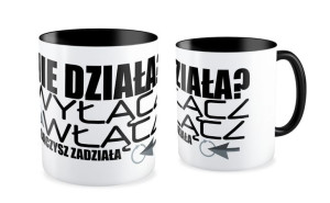 Kubek dla informatyka Wyłącz i włącz