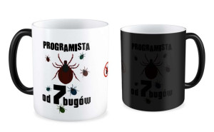 Kubek dla informatyka Programista od 7 bugów
