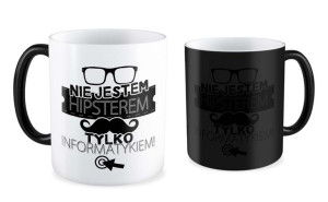 Kubek dla informatyka Nie jestem hipsterem