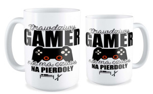 Kubek dla informatyka Prawdziwy gamer nie ma czasu na pierdoły