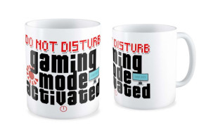 Kubek dla informatyka Do not disturb gaming mode activated