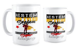 Kubek dla szefa Jestem nie tylko szefem