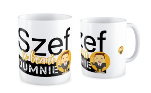 Kubek dla szefa Szef to brzmi dumnie