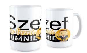 Kubek dla szefa Szef to brzmi dumnie
