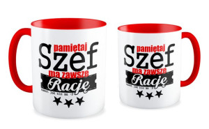 Kubek dla szefa Szef ma zawsze rację