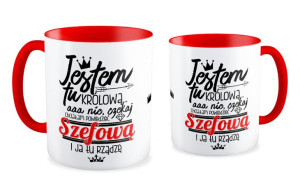 Kubek dla szefowej Jestem tu królową