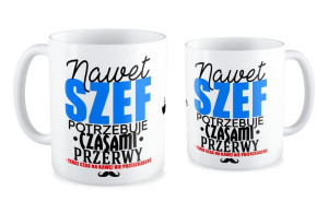 Kubek dla szefa Nawet szef potrzebuje czasem przerwy