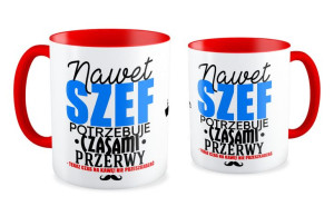 Kubek dla szefa Nawet szef potrzebuje czasem przerwy