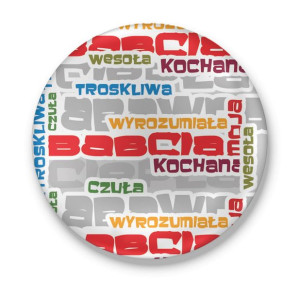 Przypinka dla Troskliwej Babci