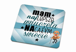 Podkładka pod kubek dla Dziadka Mam najlepszego wnuczka na całym świecie