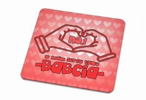 Podkładka pod kubek dla Babci Numer 1 w moim sercu tylko babcia