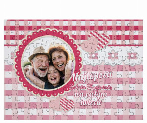 FOTO Puzzle z imieniem dla Najlepszej Babci na całym świecie