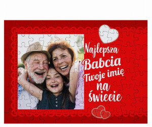 FOTO Puzzle z imieniem dla Najlepszej Babci na świecie