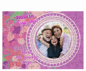 FOTO Puzzle z imieniem dla Babci która ma zawsze rację