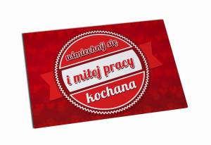 Magnes Uśmiechnij się i miłej pracy kochana