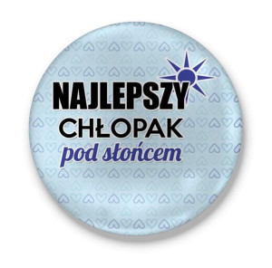 Przypinka miłosna Najlepszy chłopak pod słońcem