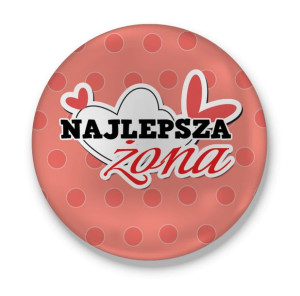 Przypinka miłosna Najlepsza żona