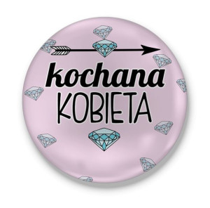 Przypinka miłosna Kochana kobieta