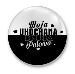 Przypinka miłosna Moja ukochana druga połowa
