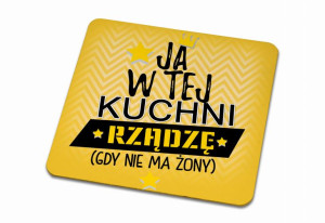 Podkładka pod kubek Ja przy tym komputerze rządzę