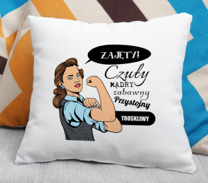 Poduszka Zajęty!