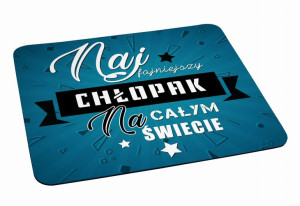 Podkładka pod myszkę Najfajniejszy chłopak na całym świecie