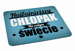 Podkładka pod myszkę Najfajniejszy chłopak na całym świecie