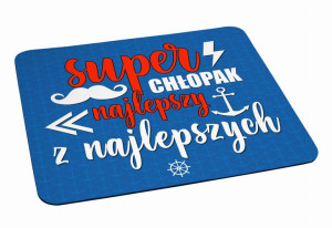 Podkładka pod myszkę Super chłopak najlepszy z najlepszych